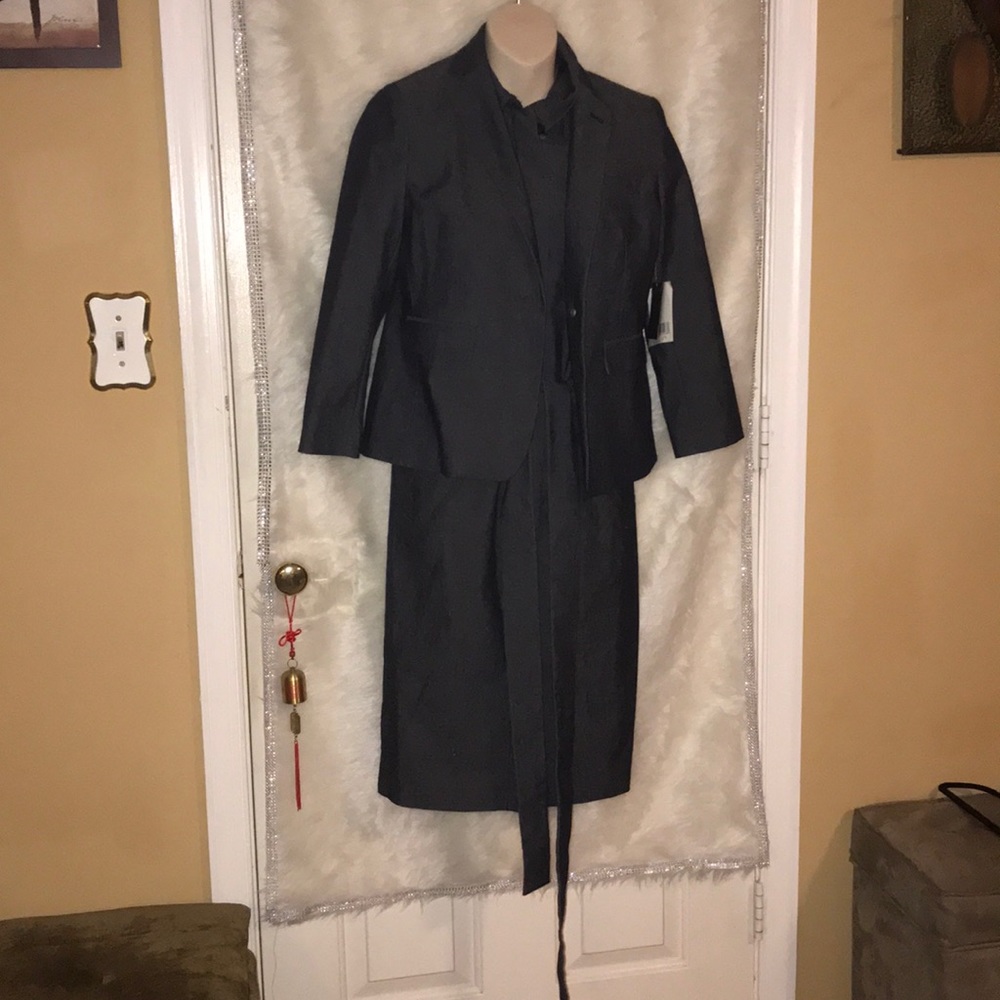 Liz Claiborne Denim Suit Dress Jacket